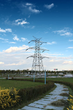 電塔 鐵塔 高壓線