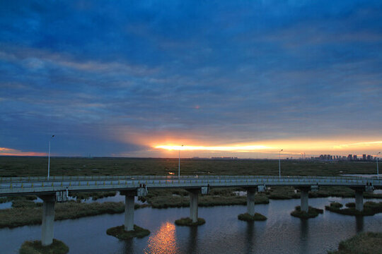 大慶 濕地 高架橋