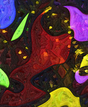 抽象畫 油畫
