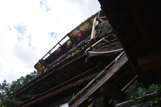 藍(lán)天白云 傳統(tǒng)建筑 古建筑