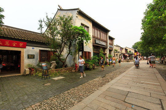 江南水鄉(xiāng)蘇州平江路古街