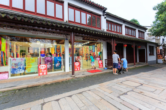 江南水鄉(xiāng)蘇州平江路古街