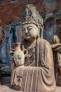 寶頂山石窟造像