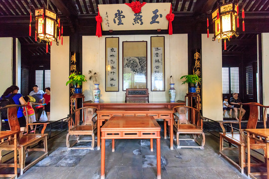 蘇州周莊古鎮(zhèn)張廳玉燕堂