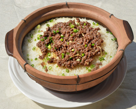 肉松煲飯