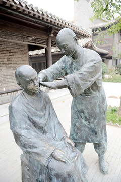 理發(fā)雕塑