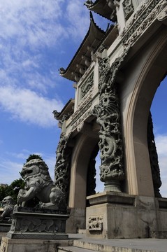 玄武山門樓石雕