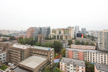 北京中關(guān)村俯瞰 住宅樓