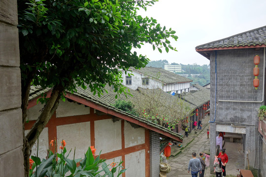 古鎮(zhèn)瓦房