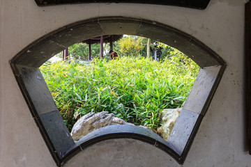 中式園林窗