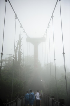 天門(mén)山索橋