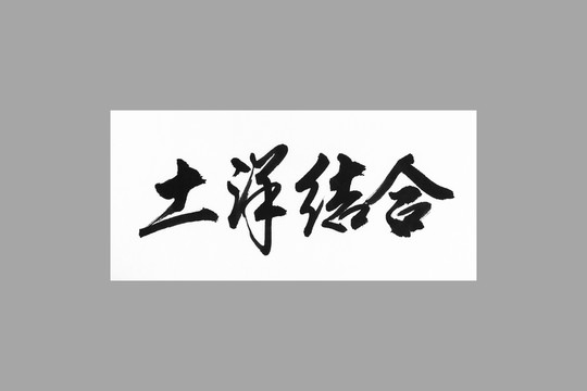 土洋結(jié)合