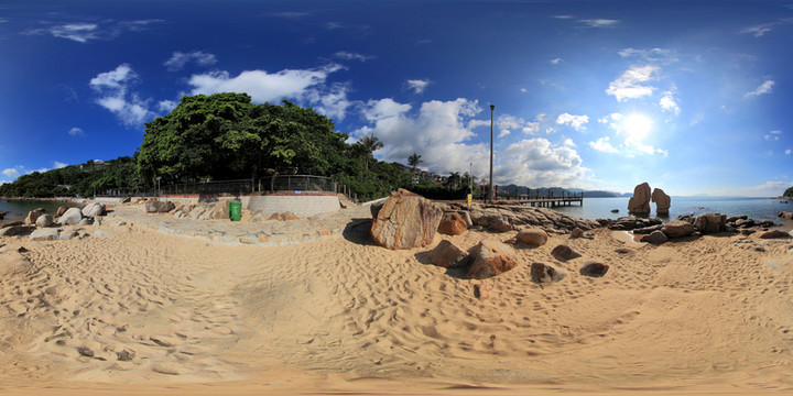 深圳大梅沙海濱公園360全景