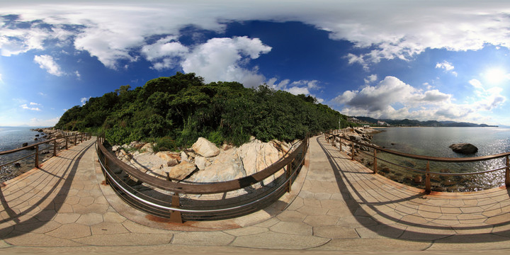 深圳大梅沙海濱公園360全景
