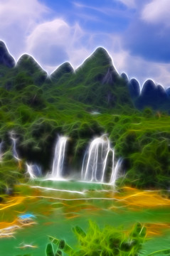 抽象山水 現(xiàn)代抽象畫