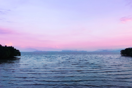 深圳灣夜景