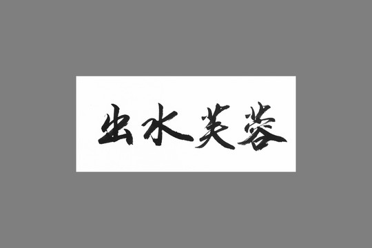 出水芙蓉