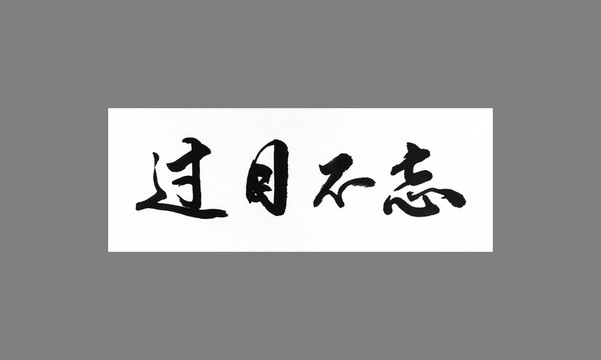 過目不忘
