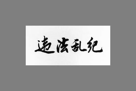 違法亂紀