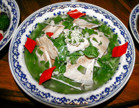 肉片炒青椒仿真菜