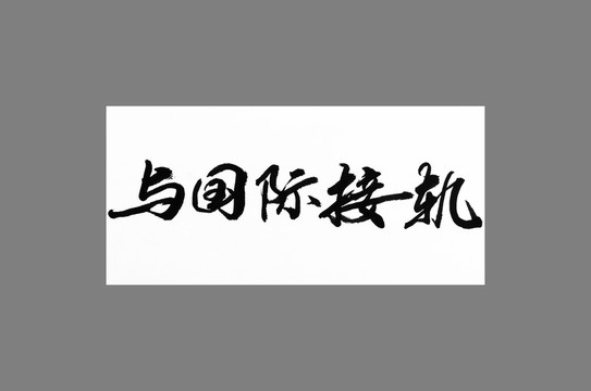 與國際接軌
