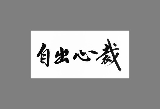 自出心裁