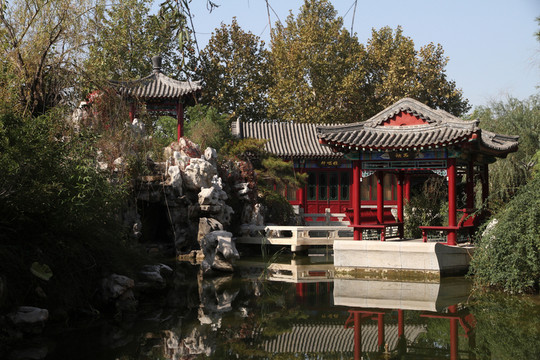 王漁洋故居 花園
