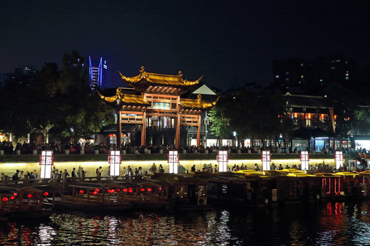 南京夫子廟夜景