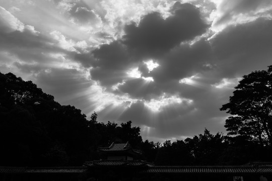 天空的云