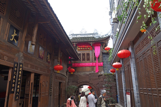 重慶古鎮(zhèn) 安居古鎮(zhèn)繡樓