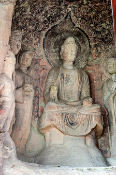 皇澤寺摩崖造像