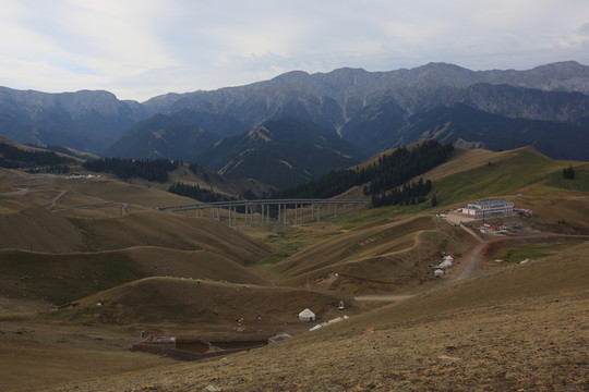 新疆的山