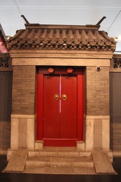 老北京四合院大門