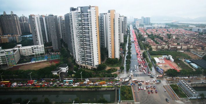 深圳風光 樓宇 拱橋 建筑群