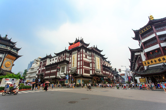 上海福佑路商業(yè)街上海老飯店