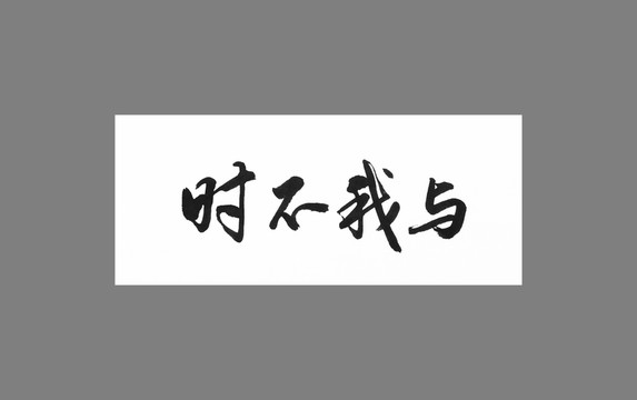 時(shí)不我與