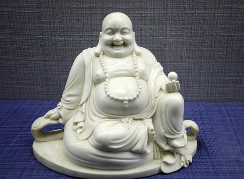 石雕 坐彌勒佛