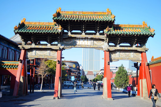 沈陽故宮文德坊牌樓