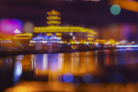 青州宋城夜景