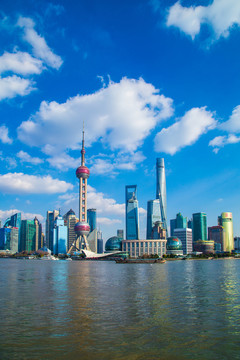陸家嘴全景 豎版 高清
