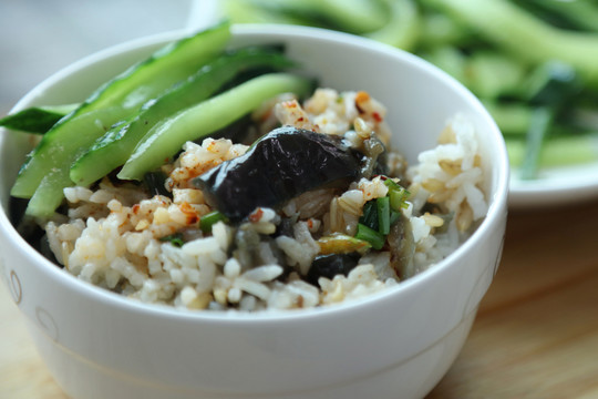 茄子炒飯