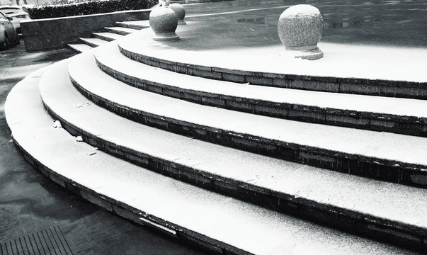 雪景 線條