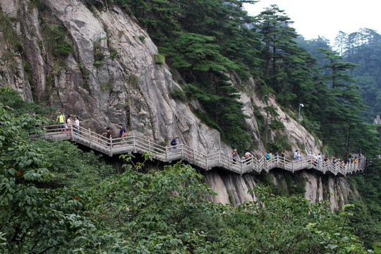 黃山棧道