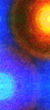 抽象裝飾油畫 夢(mèng)幻宇宙