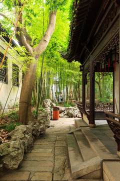上海豫園九獅軒園林小景