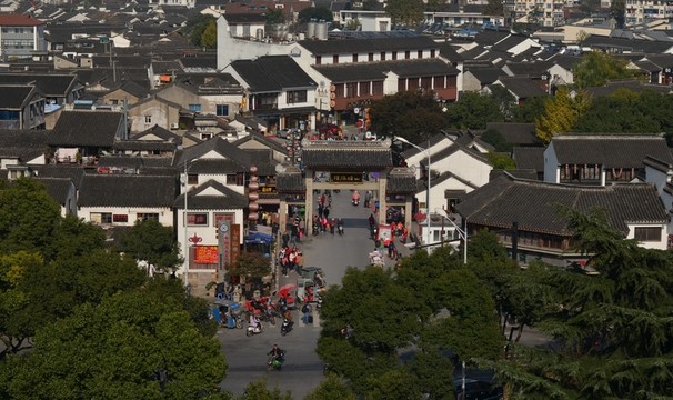 蘇州山塘街俯瞰