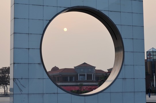 蘇州黃昏街景