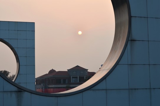 蘇州黃昏街景