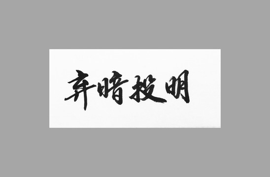 棄暗投明