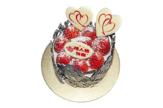 情人节草莓蛋糕
